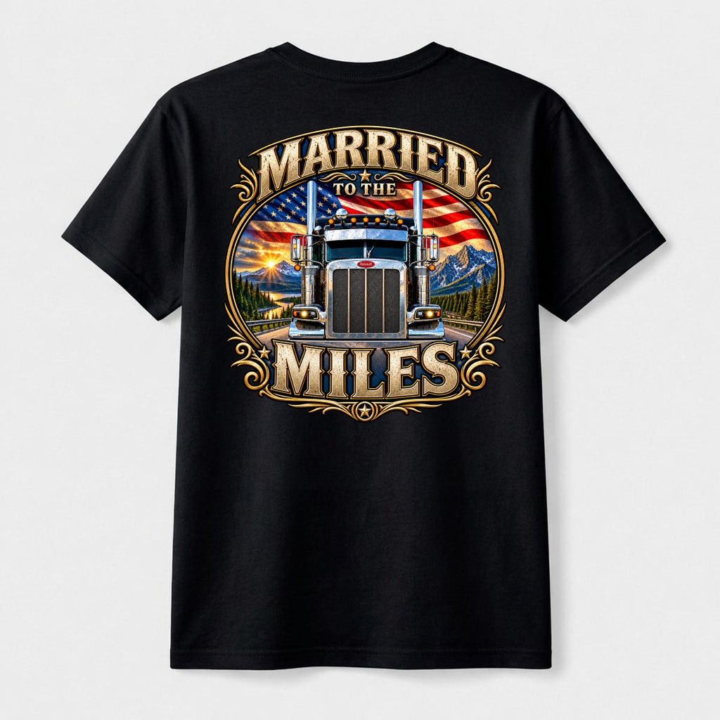 Married to the Miles- American Roadwear Tee