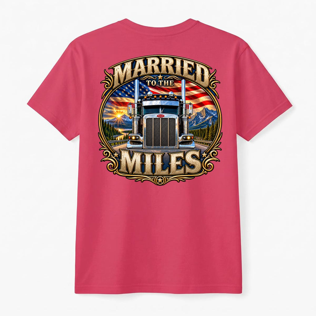 Married to the Miles- American Roadwear Tee