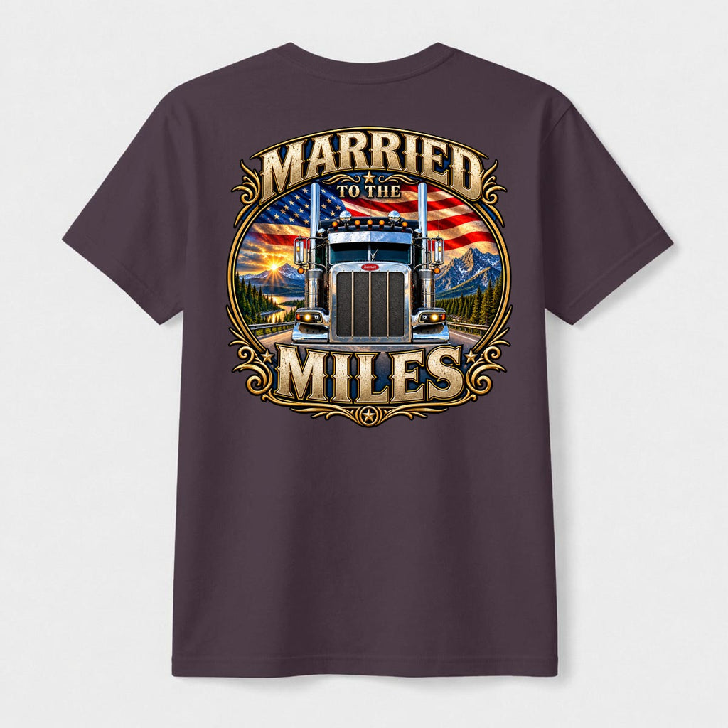 Married to the Miles- American Roadwear Tee