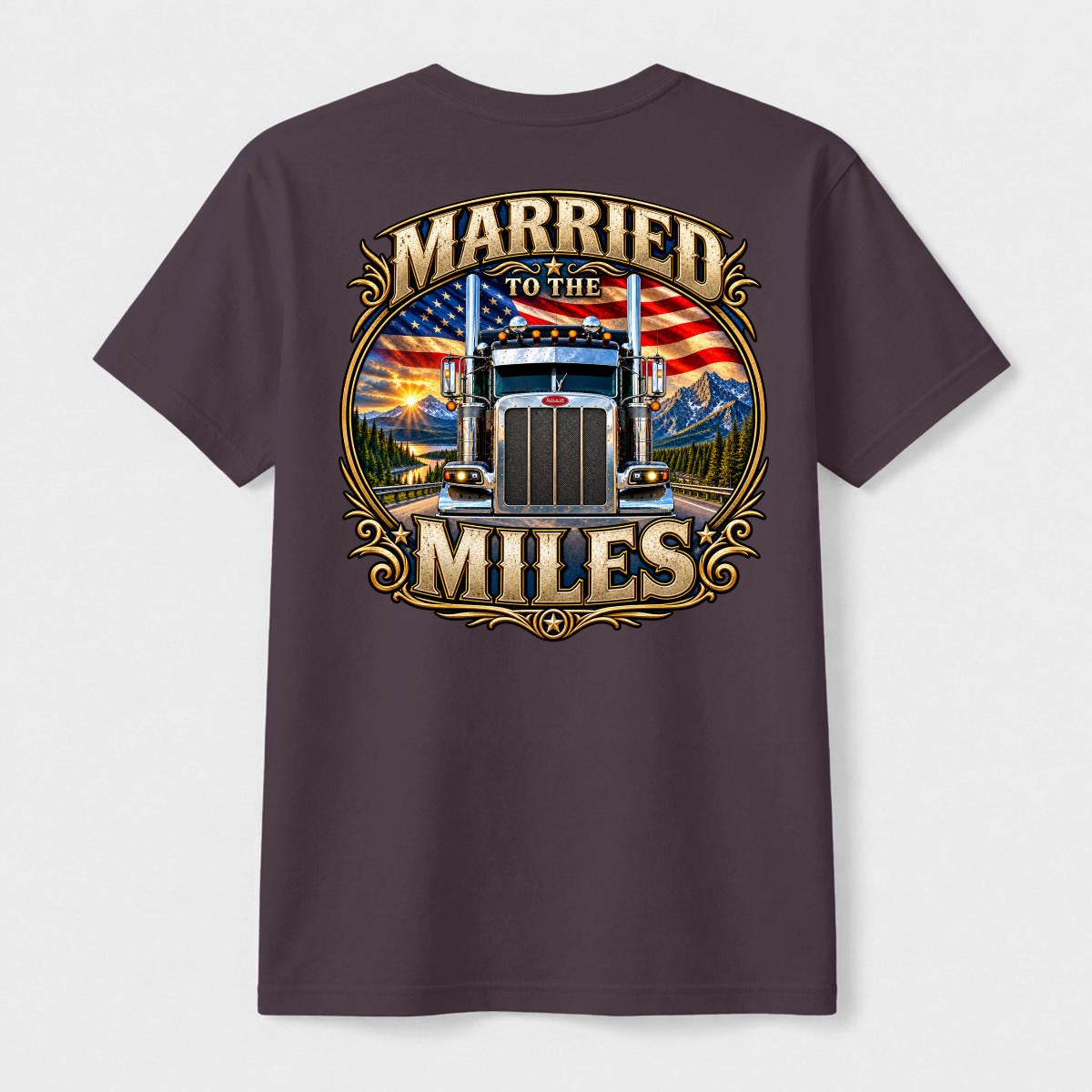 Married to the Miles- American Roadwear Tee