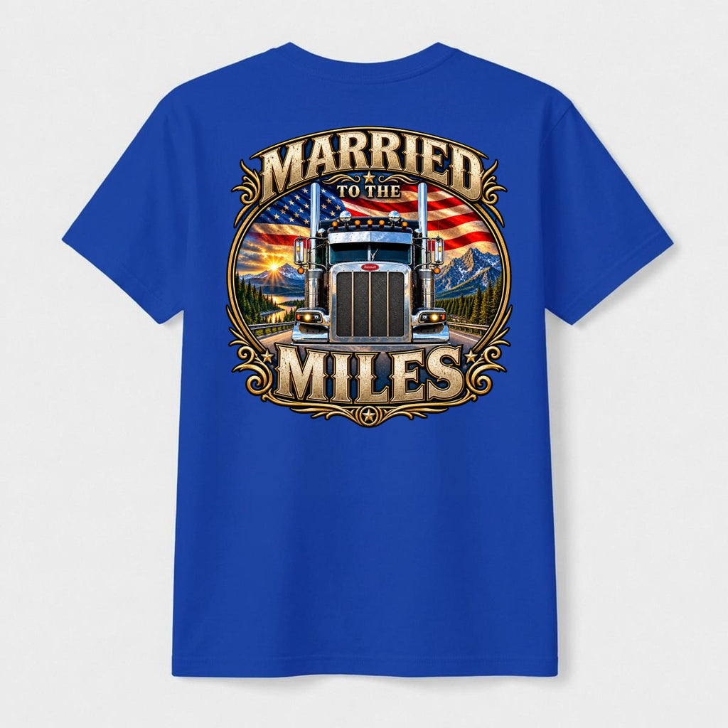 Married to the Miles- American Roadwear Tee
