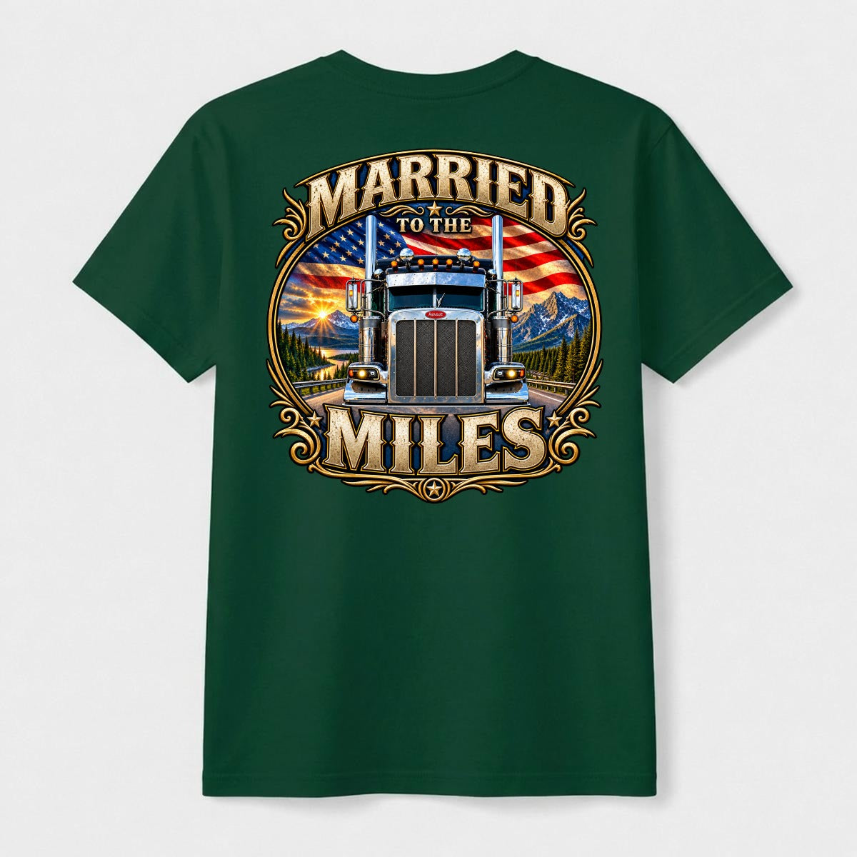 Married to the Miles- American Roadwear Tee