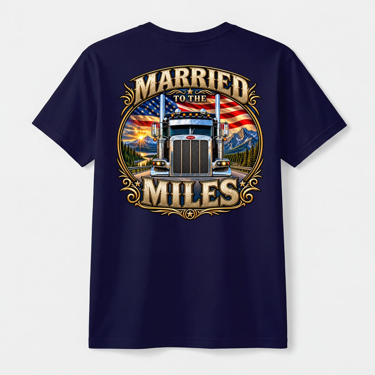 Married to the Miles- American Roadwear Tee